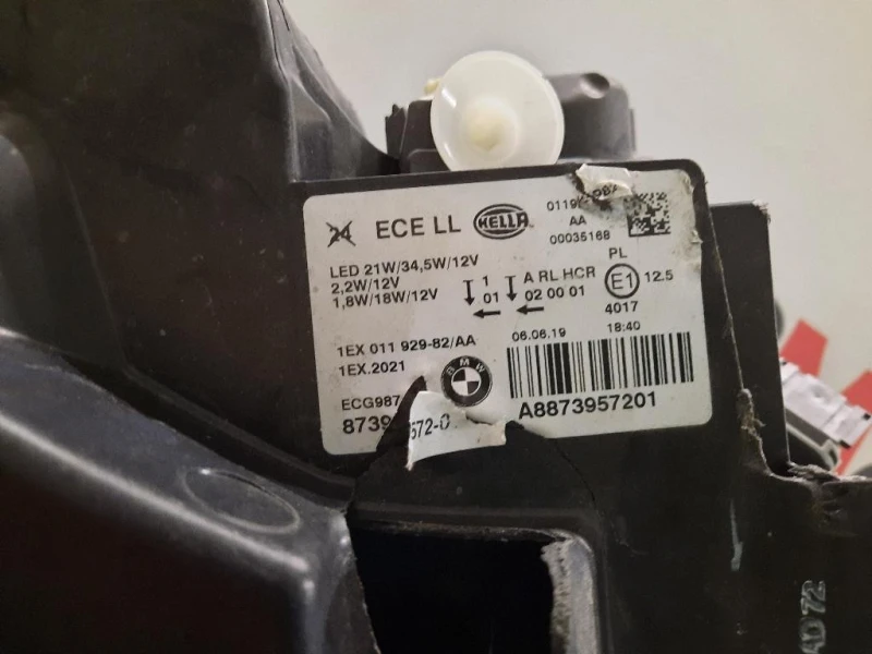 Proiettore ANT DX 8739572 Bmw Serie 1 F20 Berlina 2015