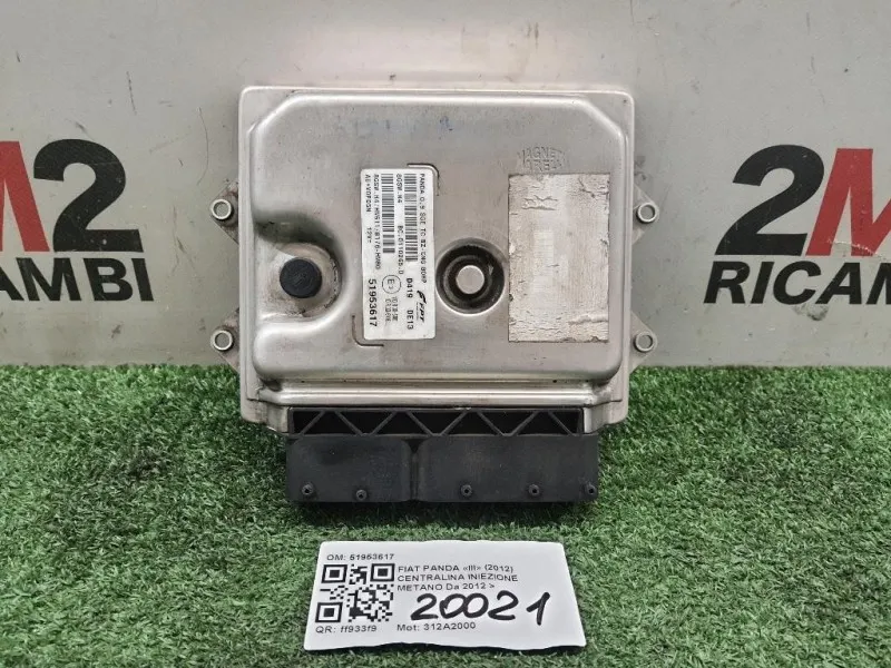 Centralina Iniezione Metano 51953617 Fiat Panda III 2012