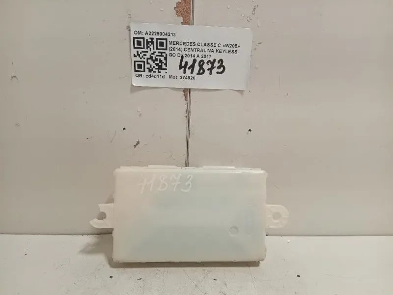 Centralina Keyless GO A2229004213 Mercedes Classe C W205 2014