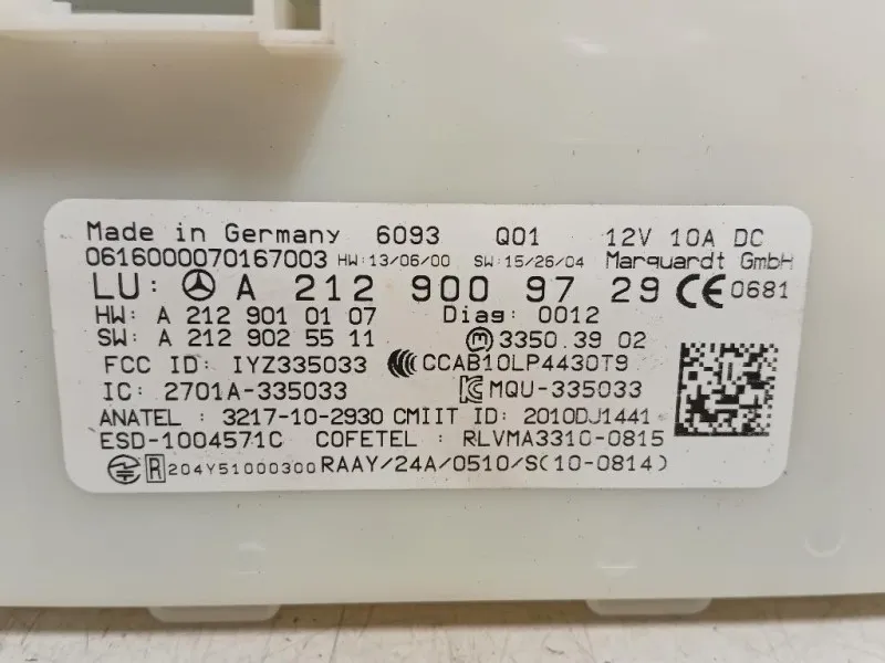 Centralina Keyless GO A2129009729 Mercedes Classe GLE W166 2015