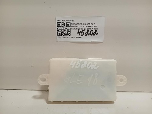 Centralina Keyless GO A2129009729 Mercedes Classe GLE W166 2015