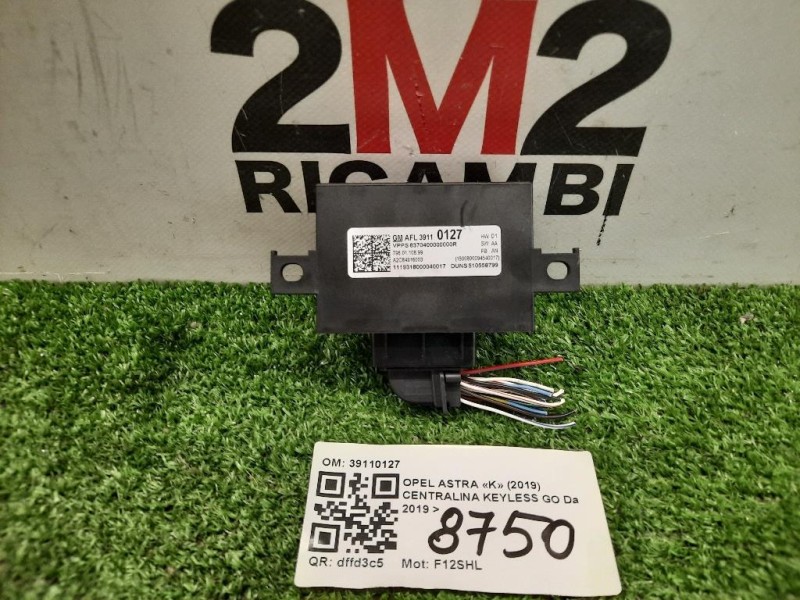 Centralina Keyless GO 39110127 Opel Astra K 2019