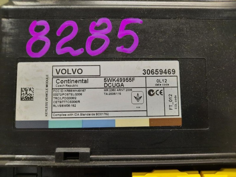 Centralina Keyless GO 30659469 Volvo S60 II 2010