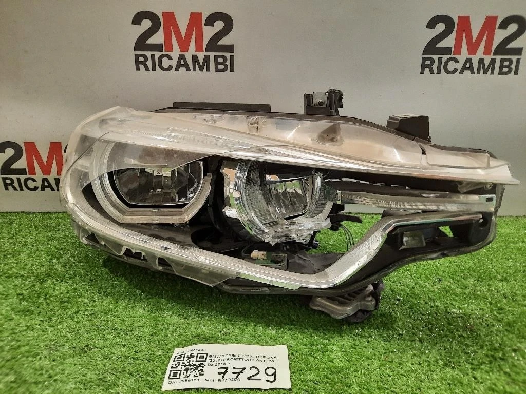 Proiettore ANT DX 7471306 Bmw Serie 3 F30 Berlina 2015
