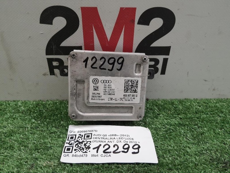 Centralina LED LUCE Diurna ANT DX 4G0907697D Audi Q5 8RB 2012