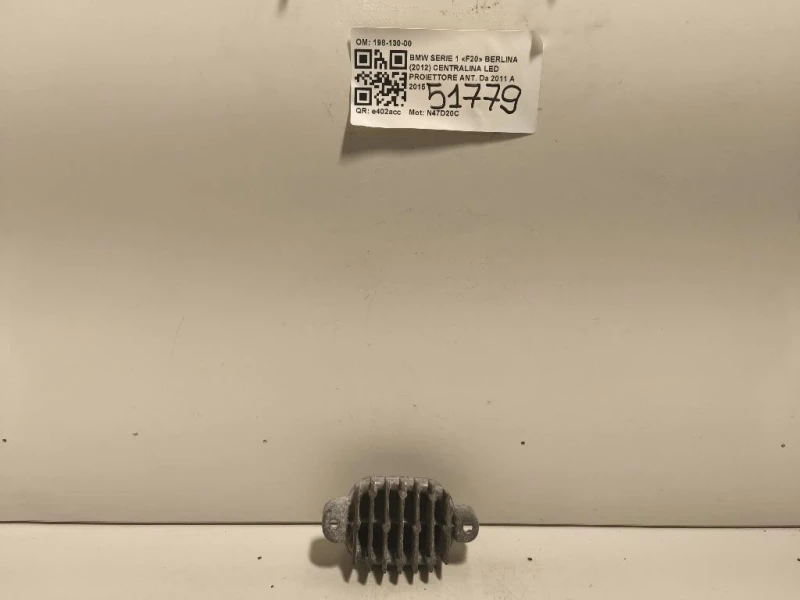Centralina LED Proiettore ANT 198-130-00 Bmw Serie 1 F20 Berlina 2012