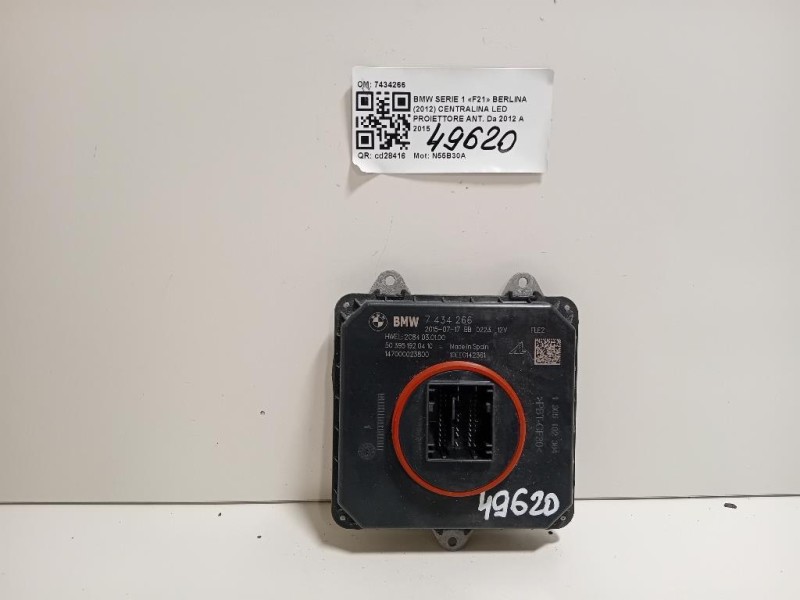 Centralina LED Proiettore ANT 7434266 Bmw Serie 1 F21 Berlina 2012