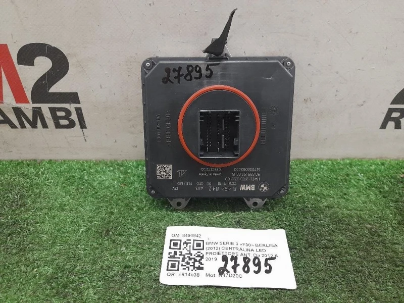 Centralina LED Proiettore ANT 8494842 Bmw Serie 3 F30 Berlina 2012