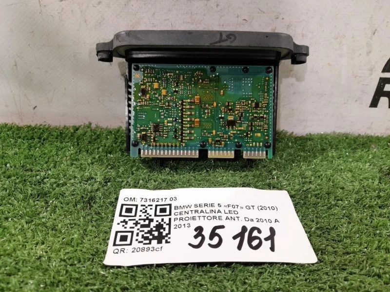 Centralina LED Proiettore ANT 7316217 03 Bmw Serie 5 F07 GT 2010