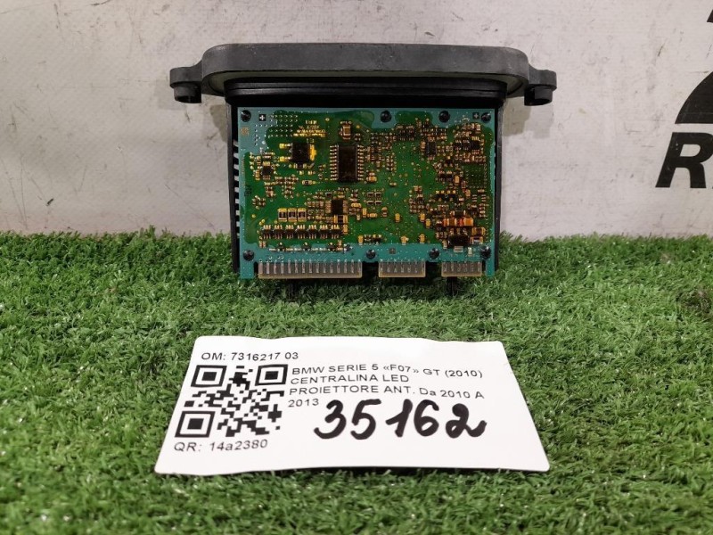 Centralina LED Proiettore ANT 7316217 03 Bmw Serie 5 F07 GT 2010