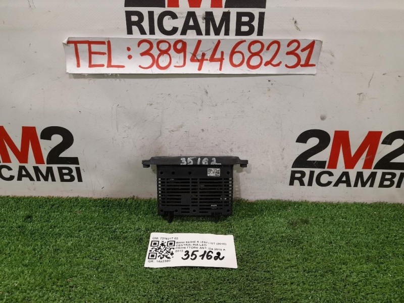 Centralina LED Proiettore ANT 7316217 03 Bmw Serie 5 F07 GT 2010