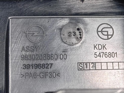 Bracciolo Completo 9830208680 Opel Corsa F 2019