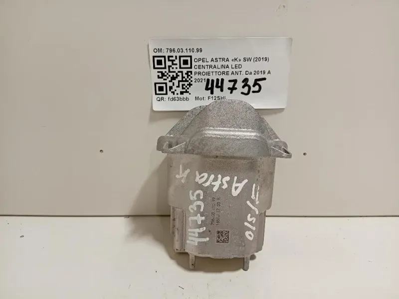 Centralina LED Proiettore ANT 7960311099 Opel Astra K SW 2019