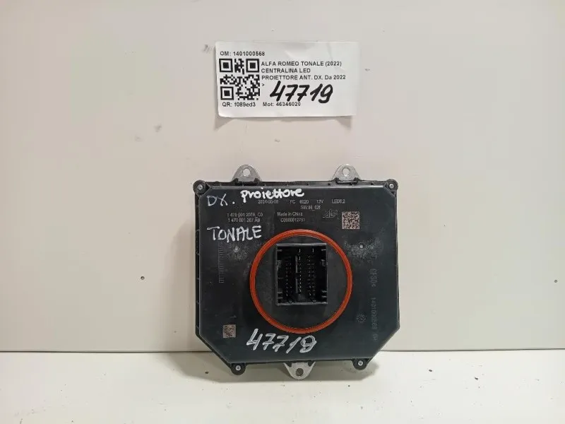 Centralina LED Proiettore ANT DX 1401000568 Alfa Romeo Tonale 2022
