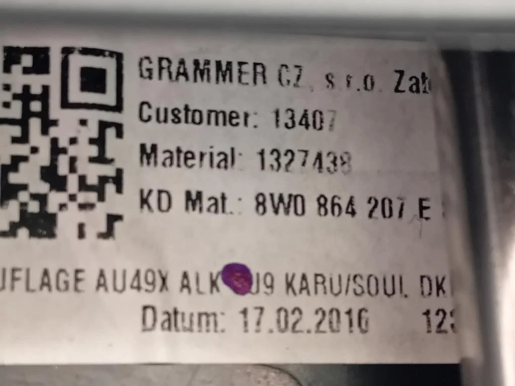 Bracciolo Console Centrale 8W0864207 Audi A4 8W5 Avant 2015