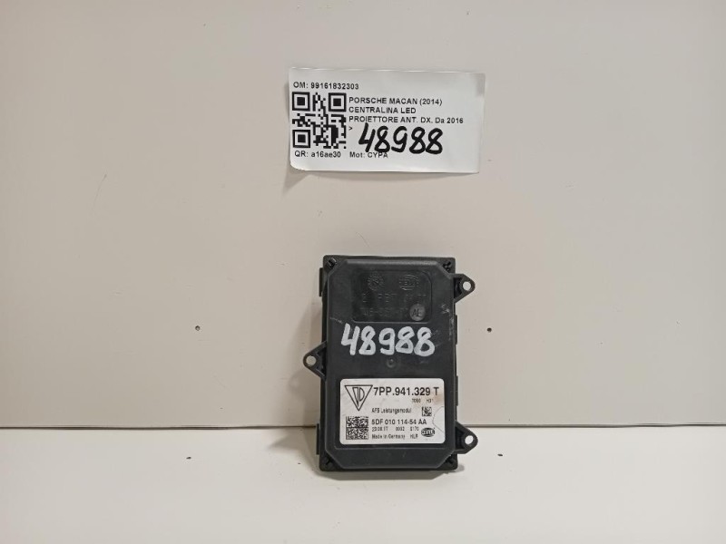 Centralina LED Proiettore ANT DX 99161832303 Porsche Macan I 2014