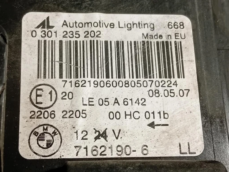 Proiettore ANT DX 63123418412 Bmw X3 E83 2004