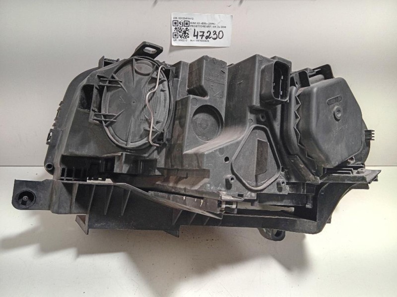 Proiettore ANT DX 63123418412 Bmw X3 E83 2004