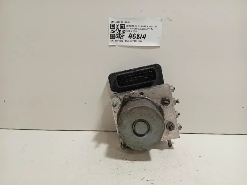 Pompa ABS ANT A008 431 75 12 A0084317512 Mercedes Classe A W176 2013