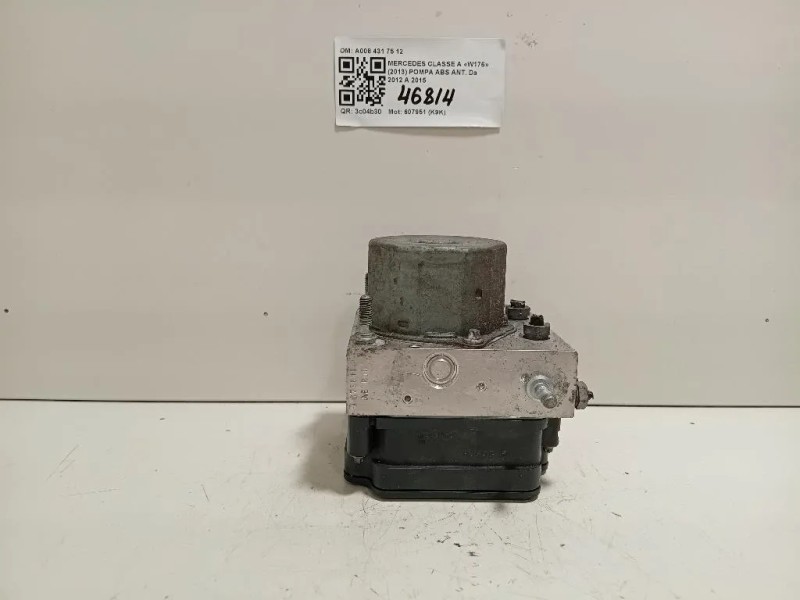 Pompa ABS ANT A008 431 75 12 A0084317512 Mercedes Classe A W176 2013