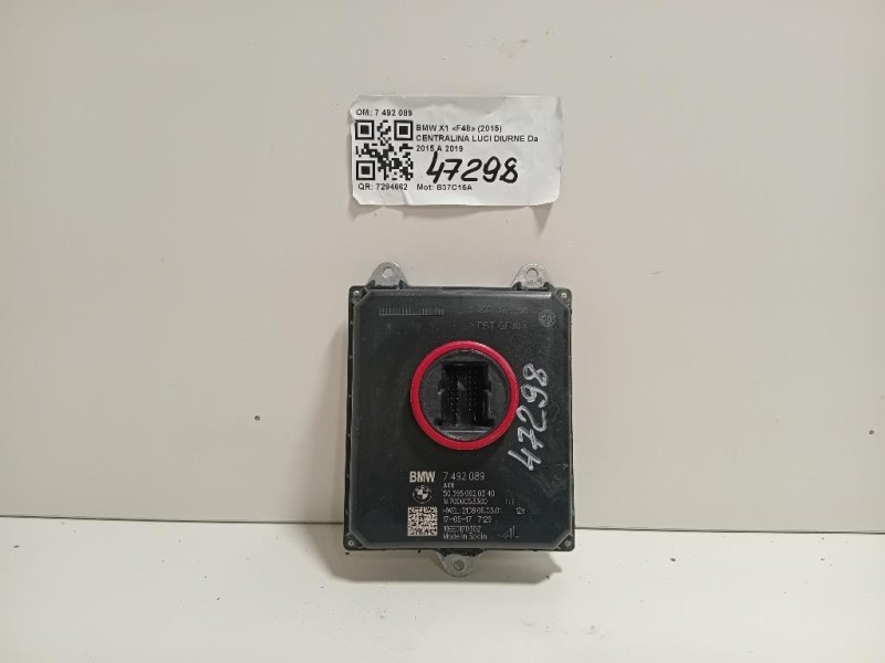 Centralina LUCI Diurne 7 492 089 Bmw X1 F48 2015