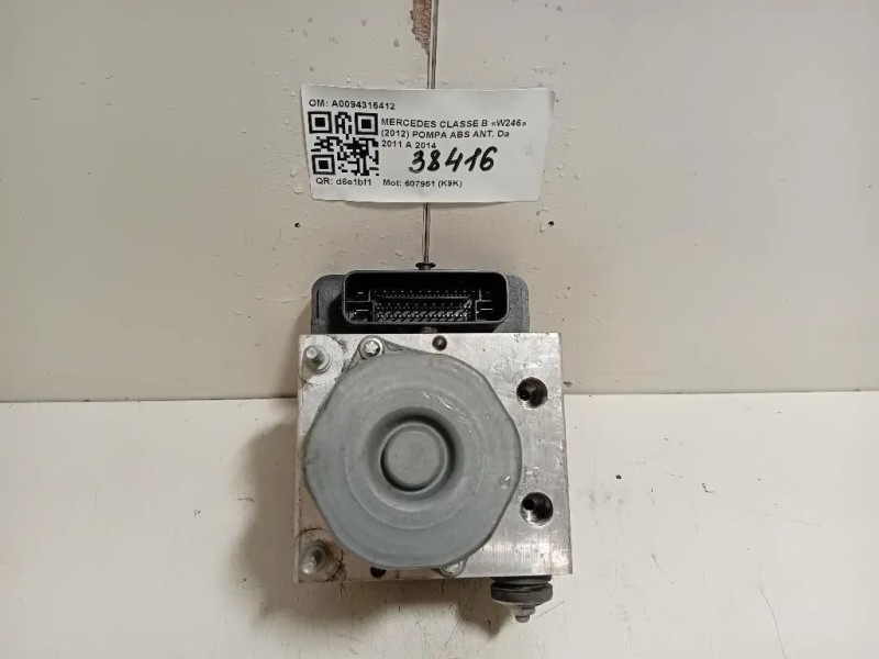 Pompa ABS ANT A0094316412 Mercedes Classe B W246 2012