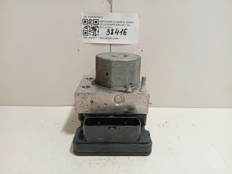Pompa ABS ANT A0094316412 Mercedes Classe B W246 2012