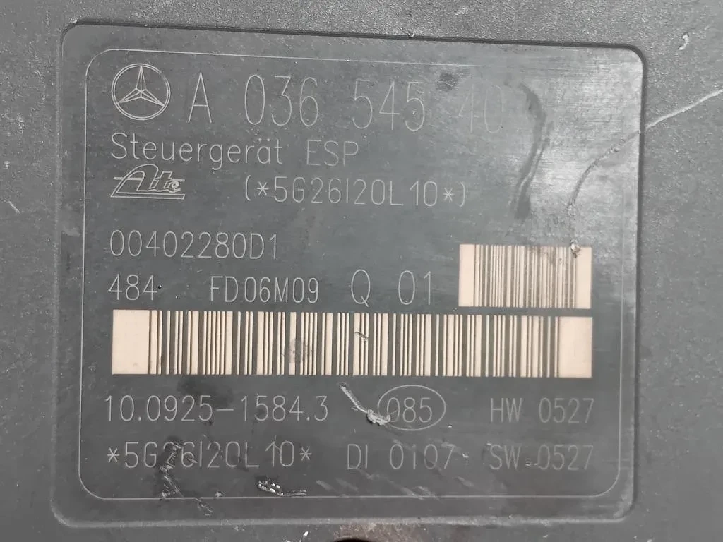 Pompa ABS ANT A0054310312 Mercedes Classe C W203 2000