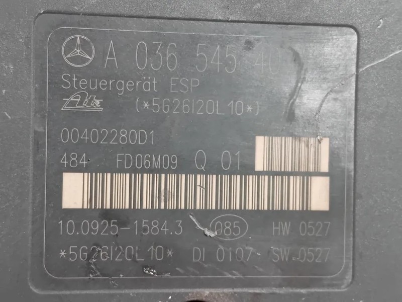 Pompa ABS ANT A0054310312 Mercedes Classe C W203 2000