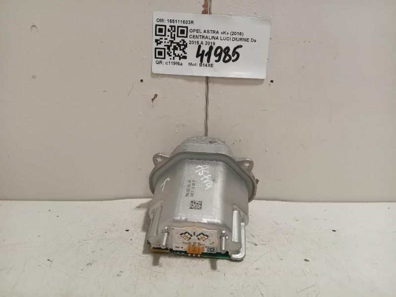 Centralina LUCI Diurne 165111603R Opel Astra K 2016