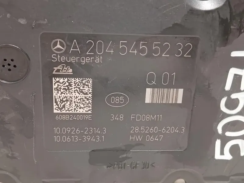 Pompa ABS ANT A2044313812 Mercedes Classe C W204 2007