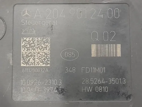 Pompa ABS ANT A2049012400 Mercedes Classe C W204 2007