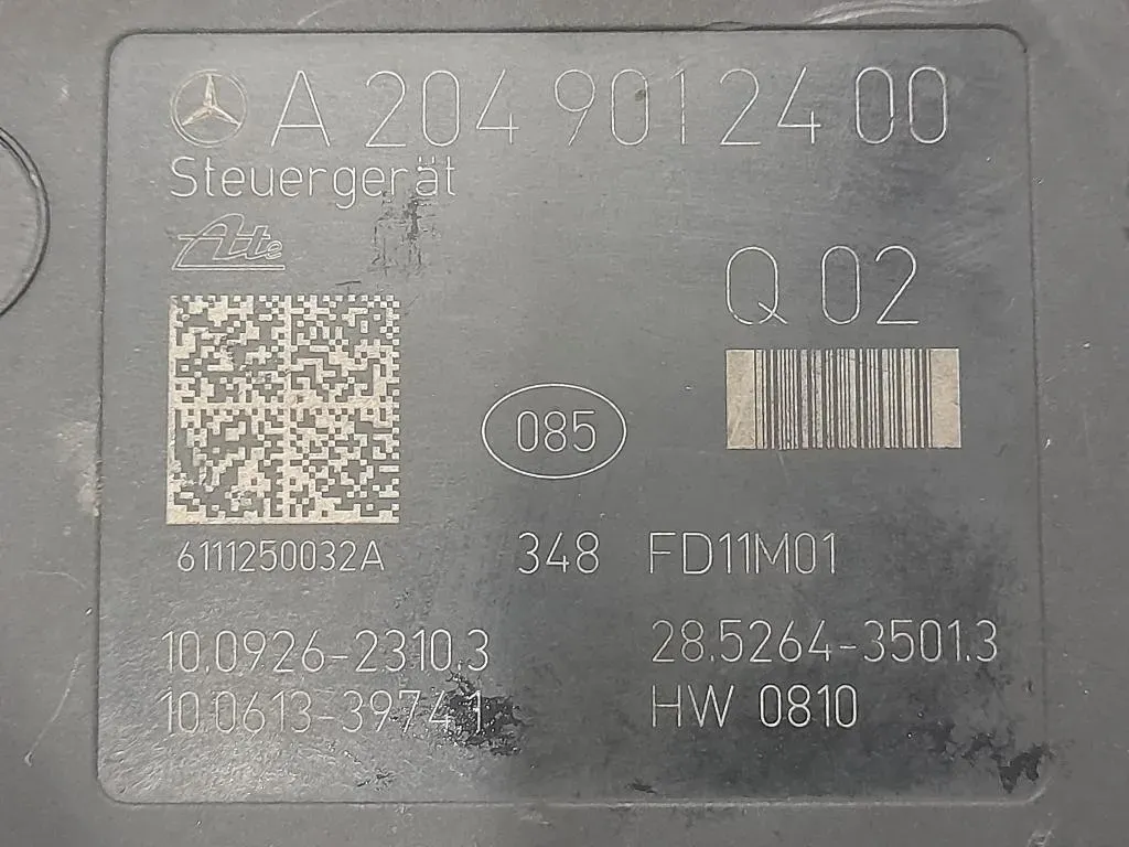 Pompa ABS ANT A2049012400 Mercedes Classe C W204 2007