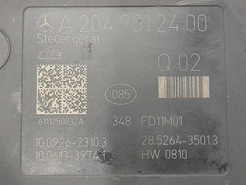 Pompa ABS ANT A2049012400 Mercedes Classe C W204 2007