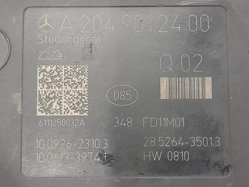 Pompa ABS ANT A2049012400 Mercedes Classe C W204 2007