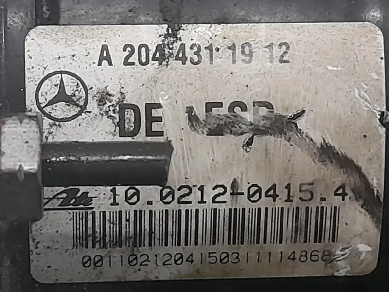 Pompa ABS ANT A2049012400 Mercedes Classe C W204 2007