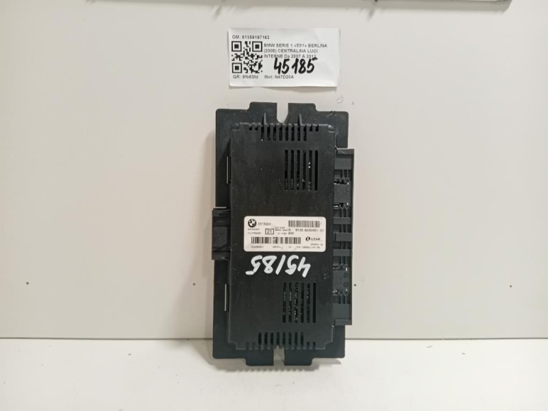 Centralina LUCI Interne 61359197162 Bmw Serie 1 E81 Berlina 2005