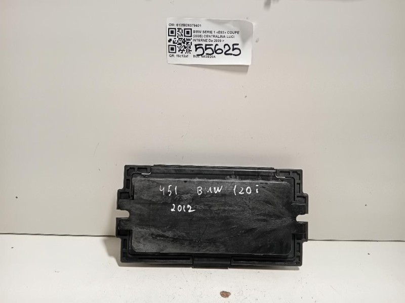 Centralina LUCI Interne 6135926379401 Bmw Serie 1 E82 Coupe 2005