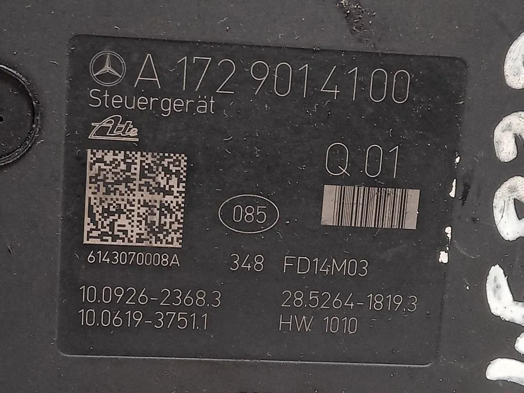 Pompa ABS ANT A 172 9014100 Mercedes Classe C W204 2011