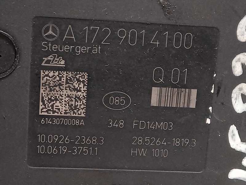 Pompa ABS ANT A 172 9014100 Mercedes Classe C W204 2011
