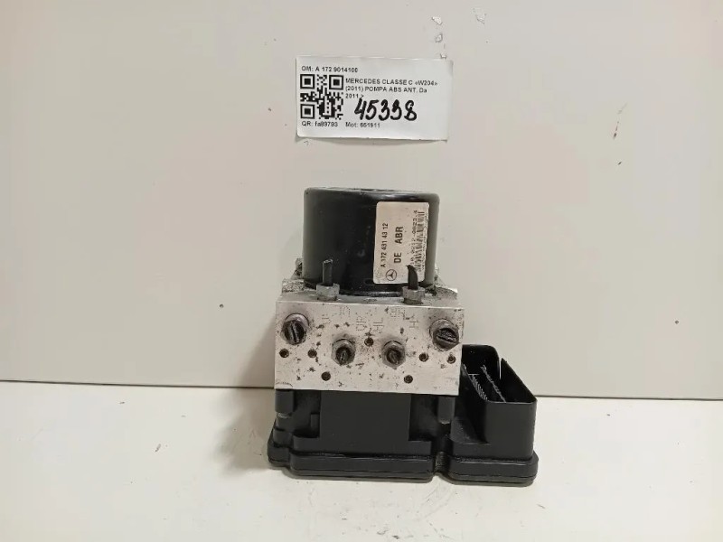 Pompa ABS ANT A 172 9014100 Mercedes Classe C W204 2011