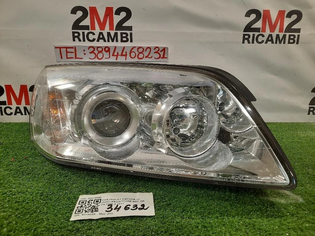 Proiettore ANT DX 00015548 FARO LUCE Chevrolet Captiva I 2007