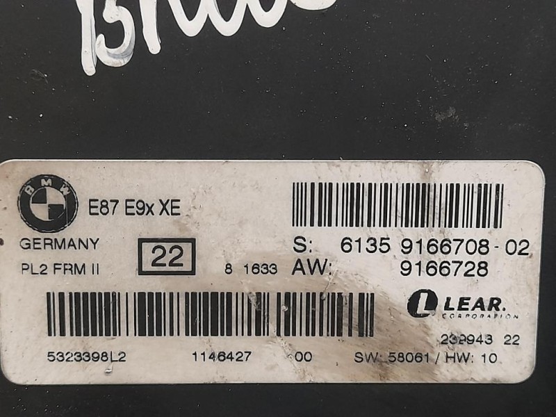 Centralina LUCI Interne 61359166728 Bmw Serie 1 E87 Berlina 2005