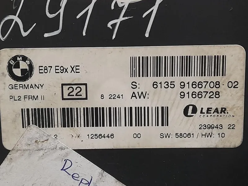 Centralina LUCI Interne 61359166728 Bmw Serie 1 E87 Berlina 2005