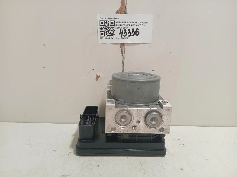 Pompa ABS ANT A2539011400 Mercedes Classe C W205 2014