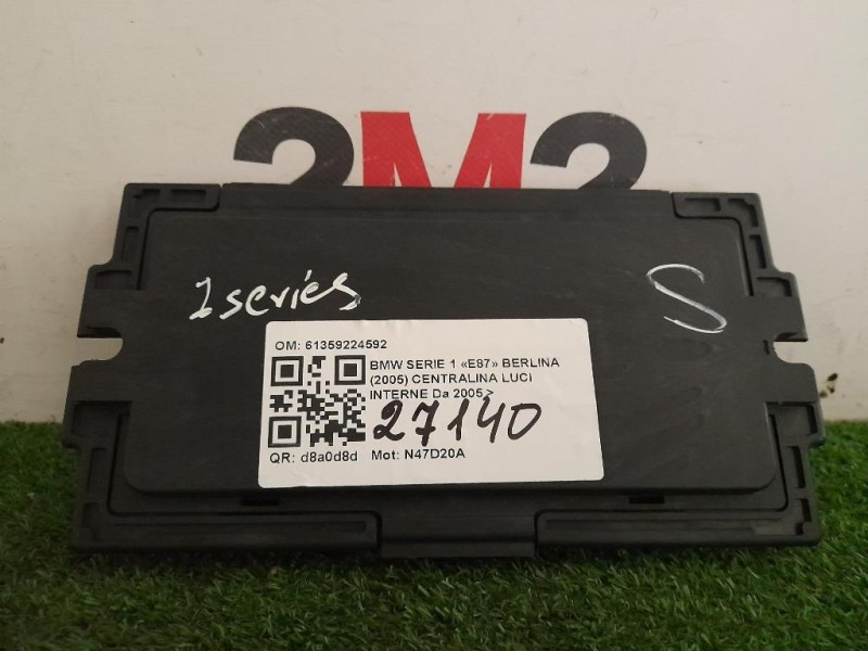 Centralina LUCI Interne 61359224592 Bmw Serie 1 E87 Berlina 2005