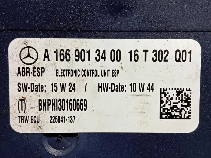 Pompa ABS ANT A1669013400 Mercedes Classe GLE W166 2015