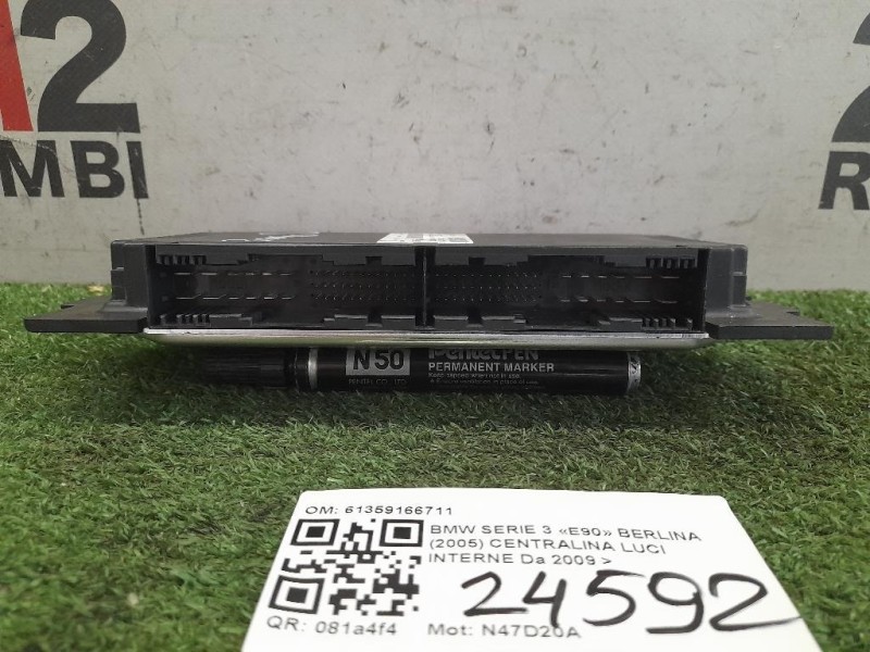 Centralina LUCI Interne 61359166711 Bmw Serie 3 E90 Berlina 2005