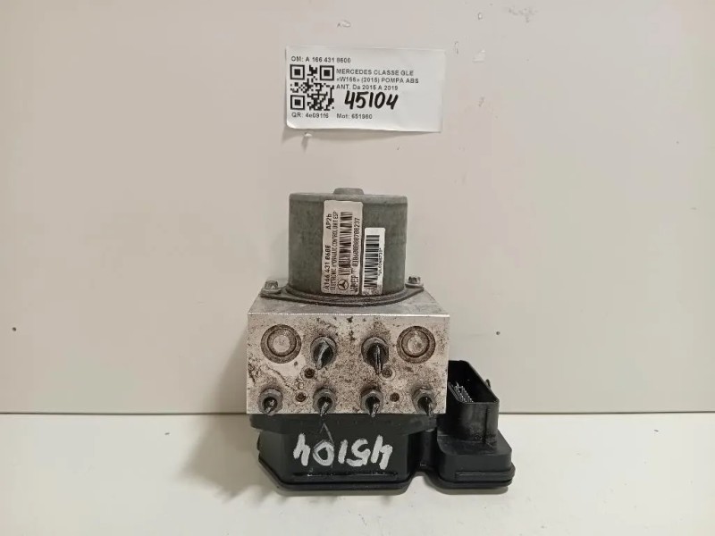 Pompa ABS ANT A1669013400 Mercedes Classe GLE W166 2015