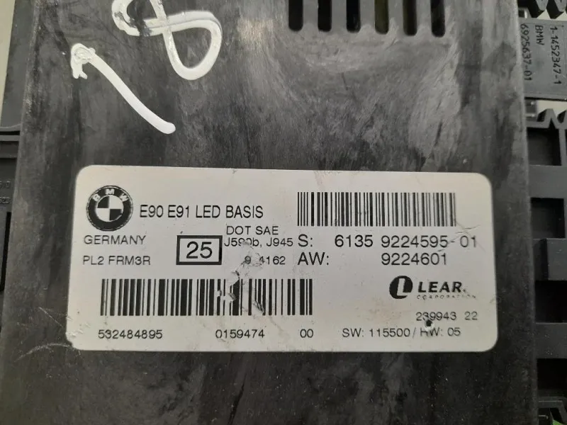 Centralina LUCI Interne 61359224595 Bmw Serie 3 E90 Berlina 2005